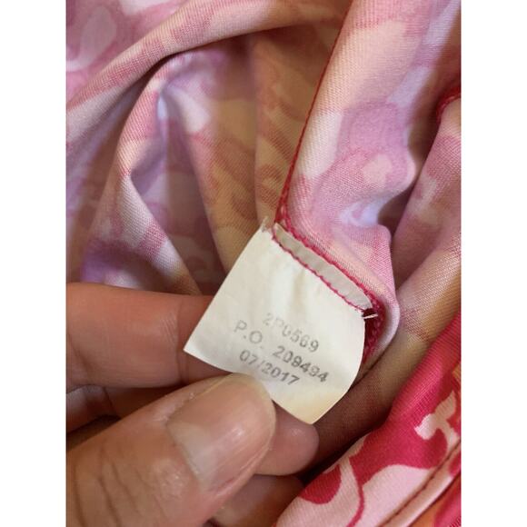 Vineyard Vines Performance Leggings XS Multicolor Pink Whale Print Pockets Ankle - Picture 7 of 7